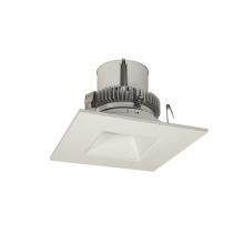 Nora NLCBC2-45630WW/AEM - 4" Cobalt Click Square Retrofit Reflector with Square Aperture, 750lm / 10W, 3000K, White