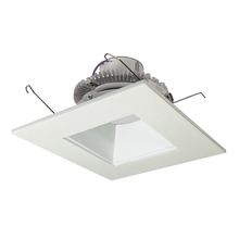 Nora NLCBC2-65635WW/ALE4EM - 6" Cobalt Click Square Retrofit Reflector with Square Aperture, 750lm / 10W, 3500K, White