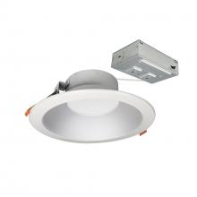 Nora NLTH-81TW-HZMPWLE4 - 8" Theia LED Downlight with Selectable CCT, 120-277V 0-10V, Haze/Matte Powder White Finish