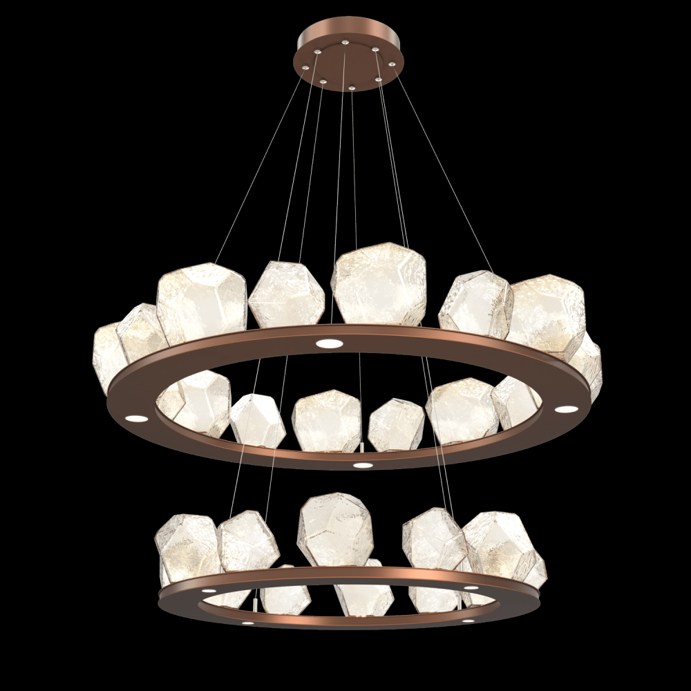 Gem Two-Tier Ring