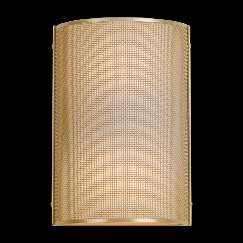 Uptown Mesh w/Glass Cover Sconce