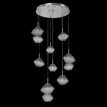 Hammerton CHB0089-08-SN-S-C01-L1 - Mesa Round 8pc Multi-Pendant