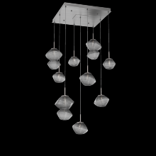 Hammerton CHB0089-09-SN-S-C01-L3 - Mesa Square 9pc Multi-Pendant