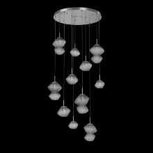 Hammerton CHB0089-11-SN-S-C01-L1 - Mesa Round 11pc Multi-Pendant