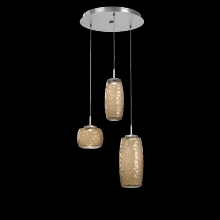 Hammerton CHB0091-03-SN-B-C01-L1 - Vessel Round 3pc Multi-Pendant