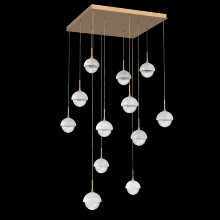 Hammerton CHB0093-12-NB-WC-C01-L1 - Cabochon Square Pendant Chandelier