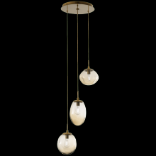Hammerton CHB0065-03-BB-A-C01-E2 - Cosmos Round 3pc Multi-Pendant