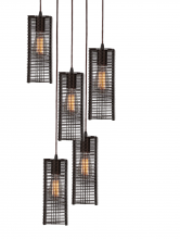 Hammerton CHB0020-03-BB-0-C01-E2 - Downtown Mesh Round Multi-Pendant-03