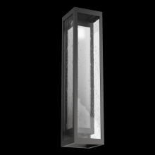 Hammerton ODB0027-26-AG-F-L2 - Outdoor Tall Double Box Cover Sconce with Glass-Argento Grey-Glass