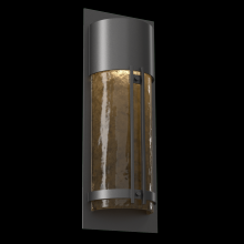 Hammerton ODB0054-19-AG-BG-L2 - Outdoor Half Round Cover Sconce - 19-Inch