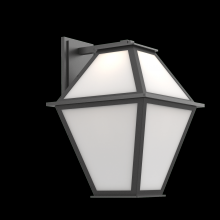 Hammerton ODB0072-02-AG-FS-L2 - Terrace Frosted Lantern-Argento Grey-Frosted Seeded Glass