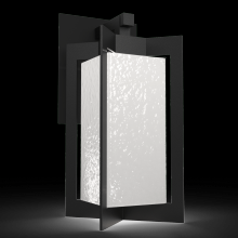 Hammerton ODB0075-01-TB-HO-L2 - Outdoor Quad Lantern-Textured Black-Blown Glass