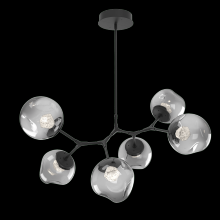 Hammerton PLB0086-BA-MB-ZS-001-L1 - Luna 6pc Branch-Matte Black-Zircon Inner