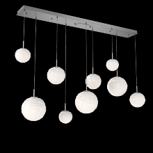 Hammerton PLB0092-09-SN-WL-C01-L3 - Gaia Linear 9pc Multi-Pendant
