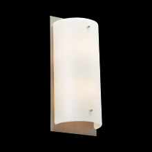 Hammerton CSB0044-13-BB-FG-E2 - Textured Glass Cover Sconce - 13-Inch