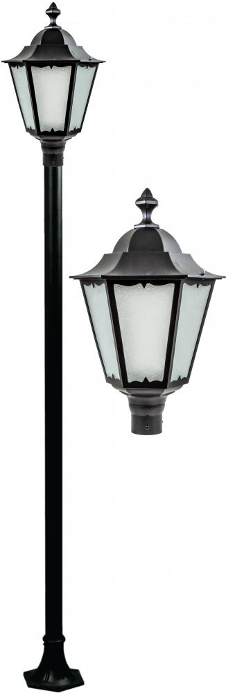 CAST ALUM LANTERN POST FIXTURE 70 WATT HPS 120V