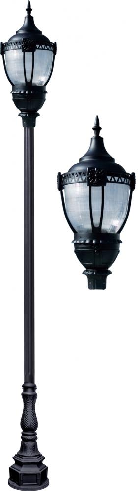CAST ALUM DRK TOP DECO BASE ACORN FIX 50W HPS MT