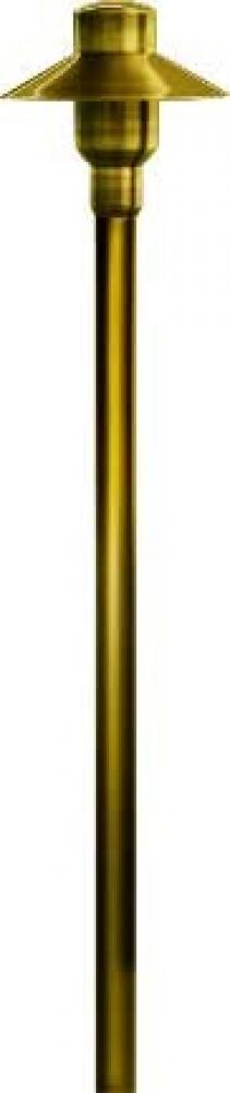 SMALL TOP SOLID BRASS PATH LIGHT 20W JC 12V