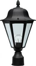 Dabmar GM132-LED16-B - DANIELLA POST TOP FIX W/ CLEAR GLASS LED 16W 120V