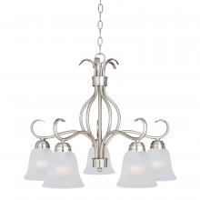 Maxim 10124FTSN - Basix-Down Light Chandelier