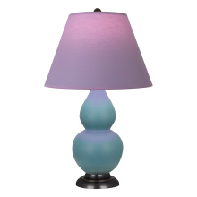 Robert Abbey MOB51L - Matte Steel Blue Small Double Gourd Accent Lamp