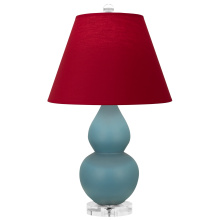 Robert Abbey MOB53R - Matte Steel Blue Small Double Gourd Accent Lamp