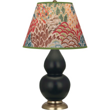 Robert Abbey MOS10F - Matte Obsidian Small Double Gourd Accent Lamp