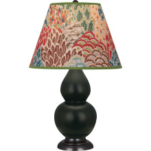 Robert Abbey MOS11F - Matte Obsidian Small Double Gourd Accent Lamp
