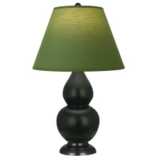 Robert Abbey MOS11G - Matte Obsidian Small Double Gourd Accent Lamp