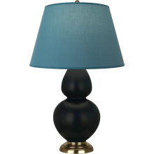 Robert Abbey MOS20B - Matte Obsidian Double Gourd Table Lamp