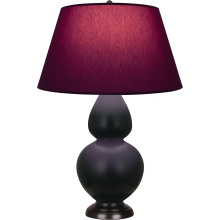 Robert Abbey MOS21P - Matte Obsidian Double Gourd Table Lamp