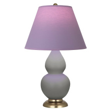 Robert Abbey MST50L - Matte Smokey Taupe Small Double Gourd Accent Lamp