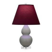 Robert Abbey MST53P - Matte Smokey Taupe Small Double Gourd Accent Lamp