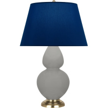 Robert Abbey MST55N - Matte Smokey Taupe Double Gourd Table Lamp