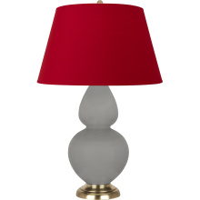 Robert Abbey MST55R - Matte Smokey Taupe Double Gourd Table Lamp