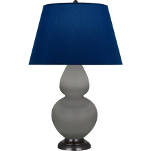 Robert Abbey MST57N - Matte Smokey Taupe Double Gourd Table Lamp