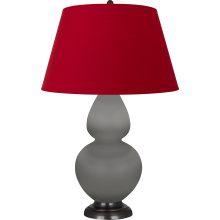 Robert Abbey MST57R - Matte Smokey Taupe Double Gourd Table Lamp