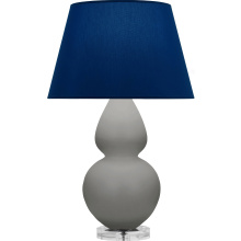 Robert Abbey MST62N - Matte Smokey Taupe Double Gourd Table Lamp