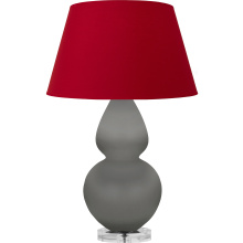 Robert Abbey MST62R - Matte Smokey Taupe Double Gourd Table Lamp