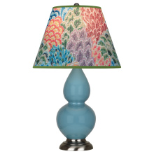 Robert Abbey OB12S - Steel Blue Small Double Gourd Accent Lamp