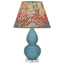 Robert Abbey OB13F - Steel Blue Small Double Gourd Accent Lamp