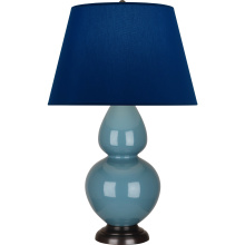 Robert Abbey OB21N - Steel Blue Double Gourd Table Lamp