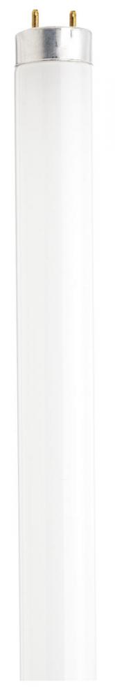 32 Watt; T8; Fluorescent; 3000K Warm White; 85 CRI; Medium Bi Pin base; Shatter Proof