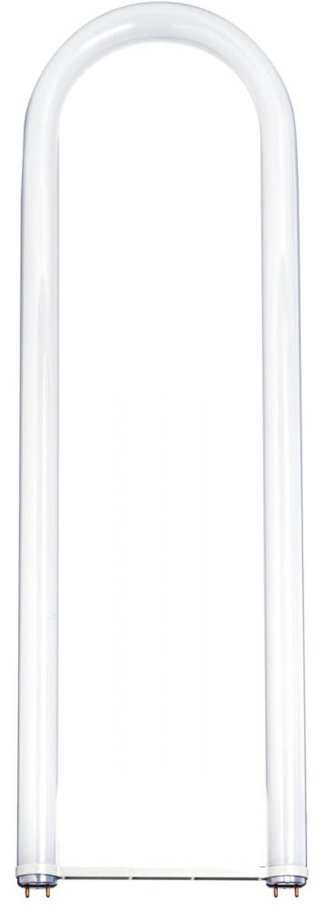 32 Watt; T8; U-Bend Fluorescent; 3000K Warm White; 75 CRI; Medium Bi Pin base; Shatter Proof