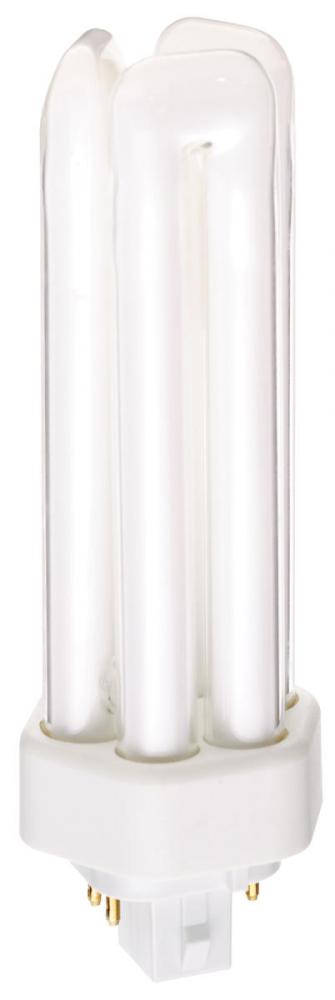 32 Watt; pin-based Compact Fluorescent; 3500K; 82 CRI; GX24q-3 (4-Pin) base; Shatter Proof