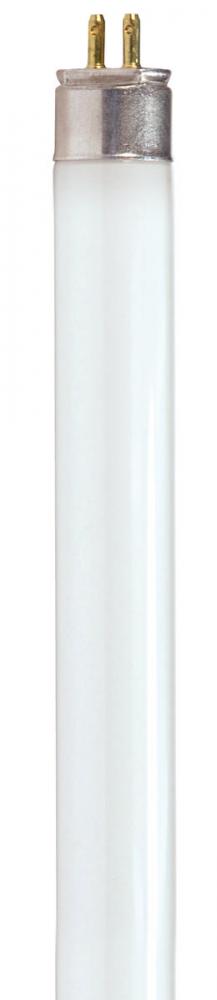 35 Watt; T5; Fluorescent; 4100K Cool White; 85 CRI; Miniature Bi Pin base; Shatter Proof