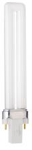 Satco Products Inc. S6708/TF - 9 Watt; pin-based Compact Fluorescent; 4100K; 82 CRI; G23 base; Shatter Proof