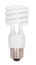 Satco Products Inc. S7217/TF - 13 Watt; Mini Spiral Compact Fluorescent; 2700K; 82 CRI; Medium base; 120 Volt; Shatter Proof