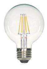 Satco Products Inc. S9564/TF - 6.5 Watt G25 LED; Clear; Medium base; 2700K; 810 Lumens; 120 Volt; Shatter Proof