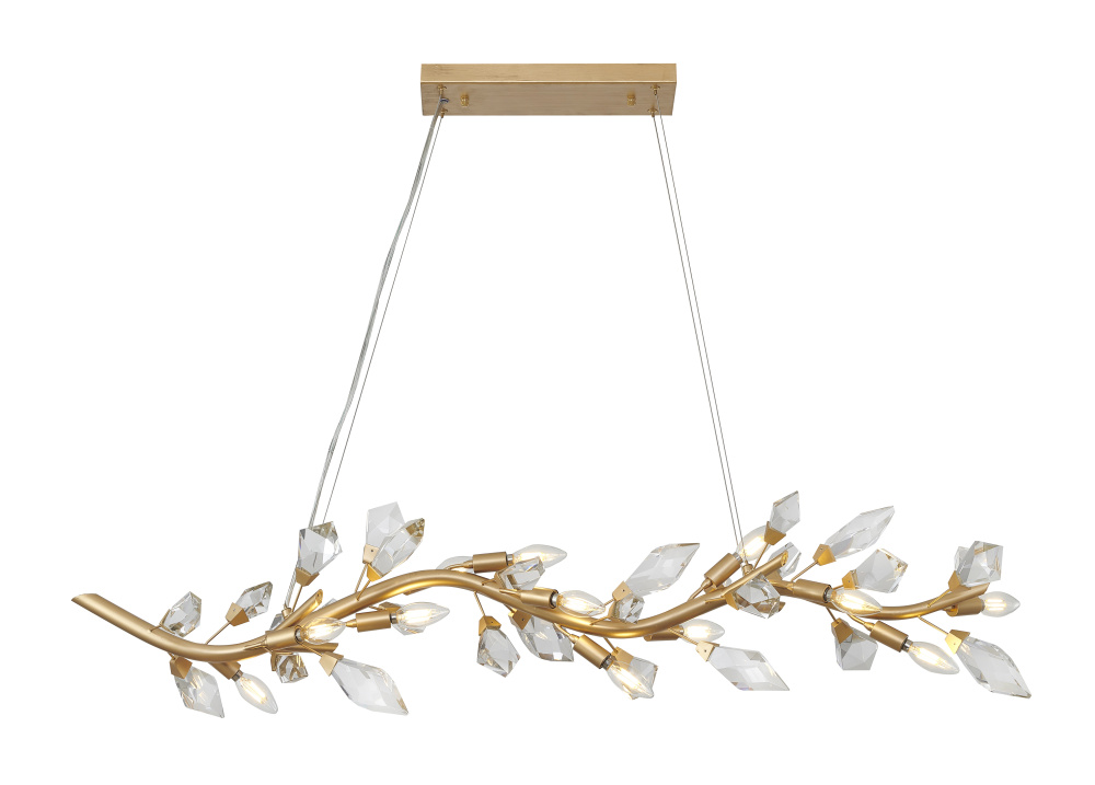 Gold Branch Chandelier
